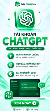 Tài khoản ChatGPT Premium chính hãng giá tốt