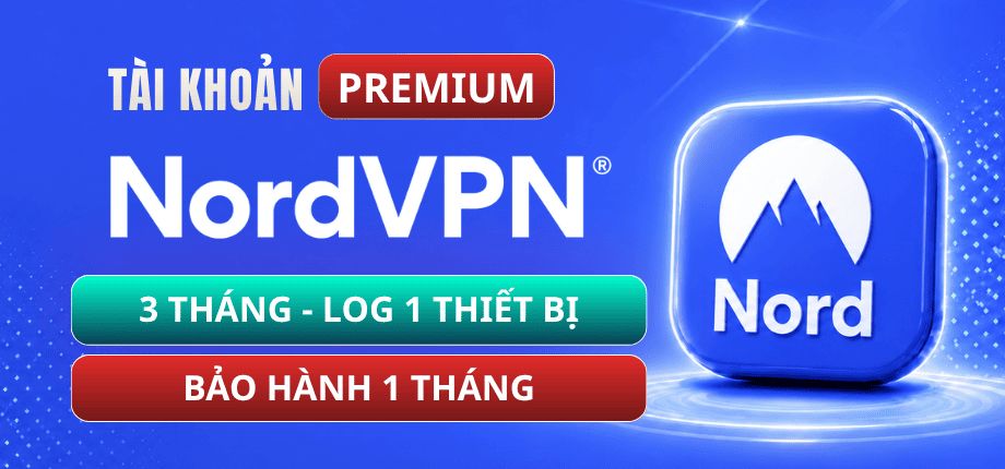 Tài Khoản NORD VPN 3 Tháng (BH 1 Tháng - Trâu)