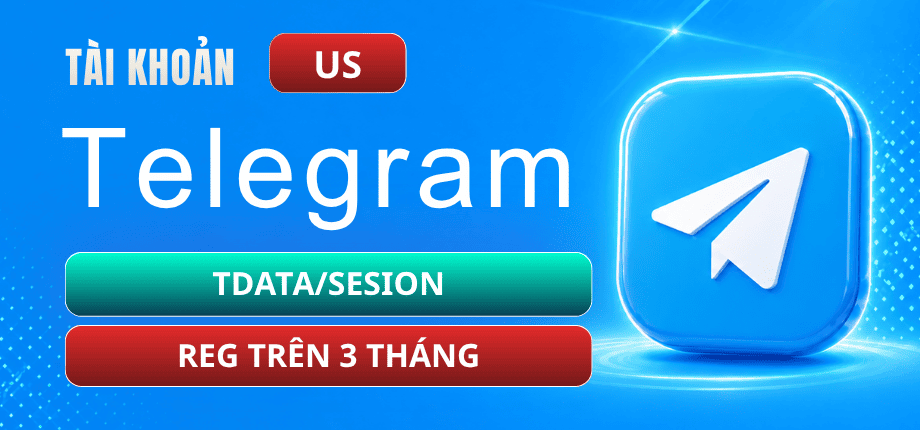 Telegram Account US +1 - Tdata/Session - Reg Over 3 Months