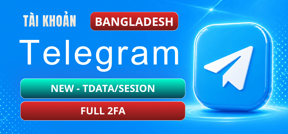 Bangladesh Telegram Account +880 New - Tdata/Session - Full 2FA