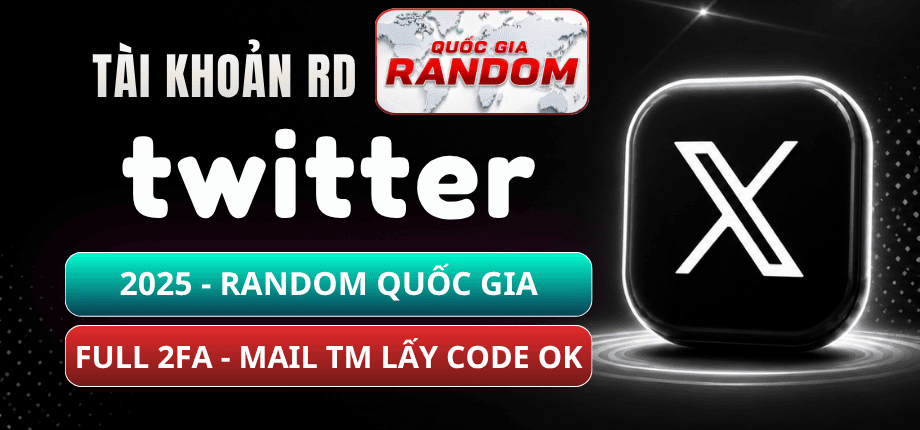 X Twitter Account 2025 - Random Country - Mail.TM Get Code OK - Full 2FA