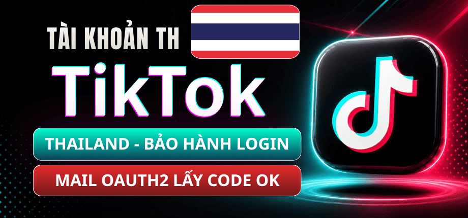 TIKTOK Thailand Mail Live Trust Read Code Via OAuth2 - 1-1 LOGIN WARRANTY